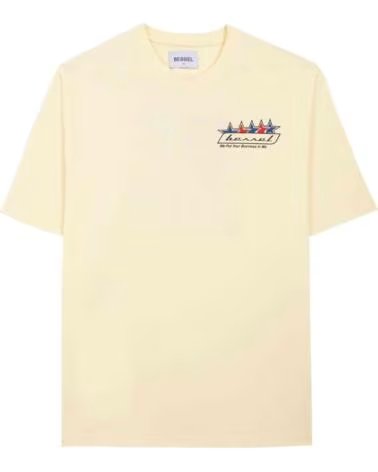 BESSEL FRIENDS T-SHIRT MANICA CORTA BTS001F24VAINILLE AMARILLO