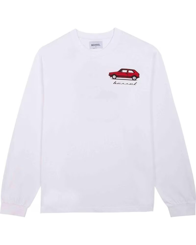 BESSEL FRIENDS BLS001F24 UNISEX SWEATSHIRT WEISS BLANCO