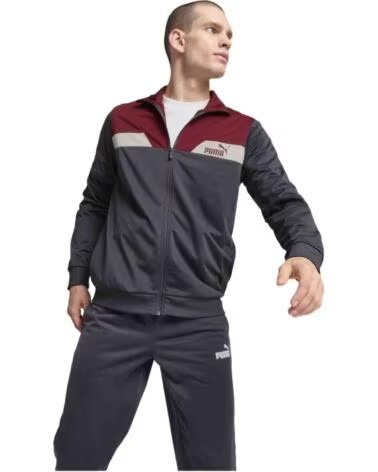 PUMA SURVÊTEMENT COMPLET 682490-69 HOMME GRIS ROUGE ROJO