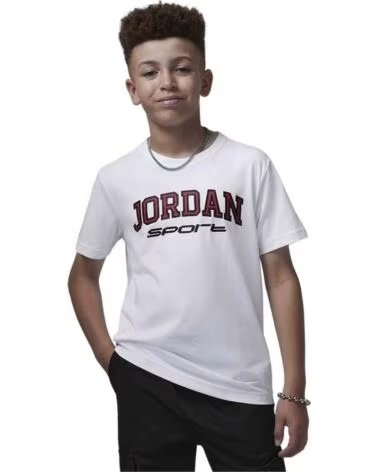 JORDAN KURZARMSHIRT 95D487-001 IN WEISS FÜR KINDER MEHRFARBIG MULTICOLOR