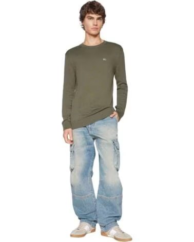 TOMMY HILFIGER LANGARMSHIRT DM0DM18370M12 HERREN MULTICOLOR