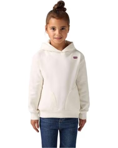 LEVIS SWEAT-SHIRT À CAPUCHE 3EL078-W0E BLANC POUR FILLE MULTICOLOR