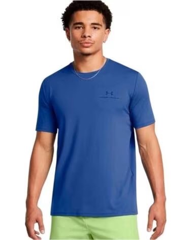 UNDER ARMOUR KURZARMSHIRT 1383973-432 HERREN BLAU MULTICOLOR