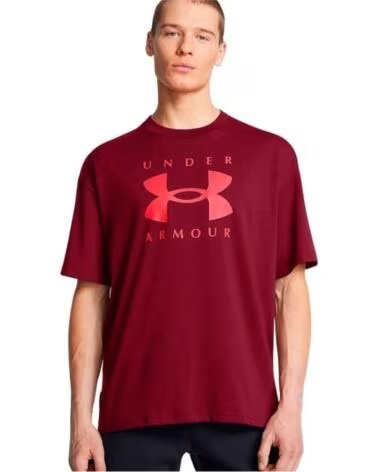 UNDER ARMOUR KURZARMSHIRT 1389146-625 IN ROT FÜR HERREN MULTICOLOR