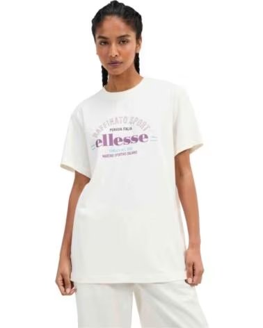 ELLESSE T-SHIRT À MANCHES COURTES SGY21470-904 EN BLANC POUR FEMME MULTICOLORE MULTICOLOR