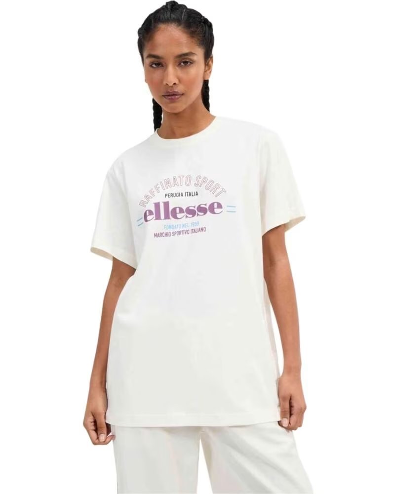 ELLESSE KURZARM-T-SHIRT SGY21470-904 IN WEISS FÜR DAMEN MULTICOLOR