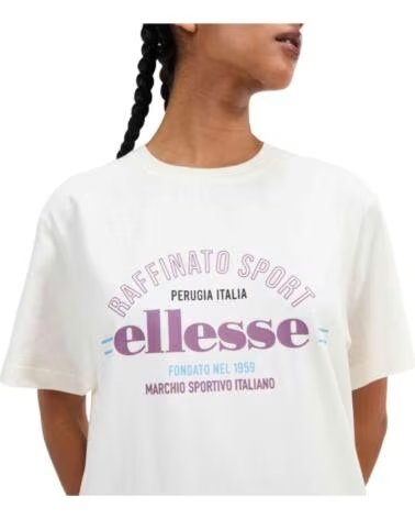 ELLESSE KURZARM-T-SHIRT SGY21470-904 IN WEISS FÜR DAMEN MULTICOLOR