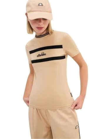 ELLESSE T-SHIRT À MANCHES COURTES SGX21023-214 BEIGE FEMME MULTICOLOR
