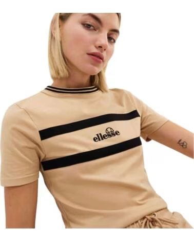 ELLESSE T-SHIRT À MANCHES COURTES SGX21023-214 BEIGE FEMME MULTICOLOR