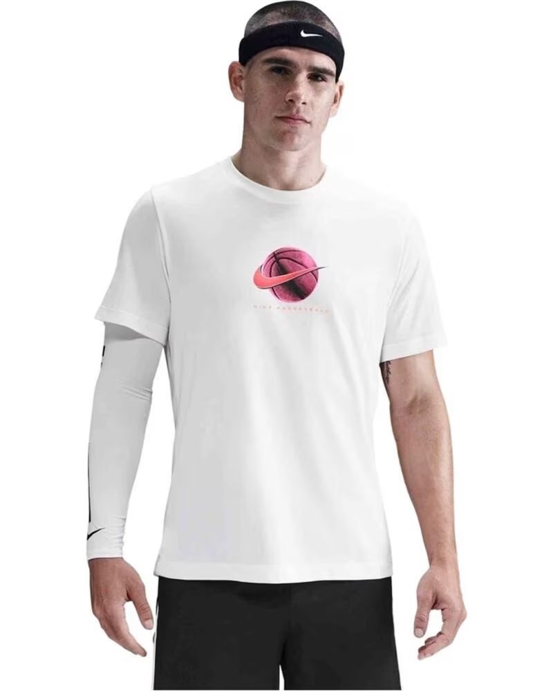 NIKE KURZARMSHIRT HJ3464-100 FÜR HERREN WEISS MULTICOLOR
