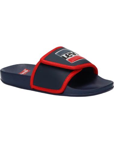 girl and boy Flip flops LEVIS VPOL0021S GAME 0290 NAVY-RED