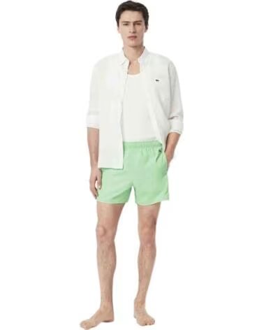 LACOSTE MAILLOT DE BAIN MH9085-00-BKI HOMME VERT VERDE
