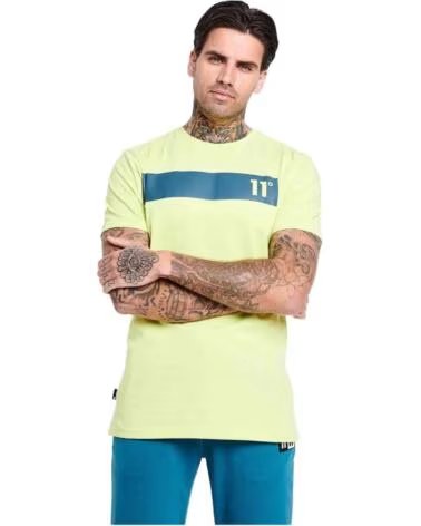 11 DEGREES KURZARM-T-SHIRT BLOCK GRAPHIC 11D636-228 AMARILLO