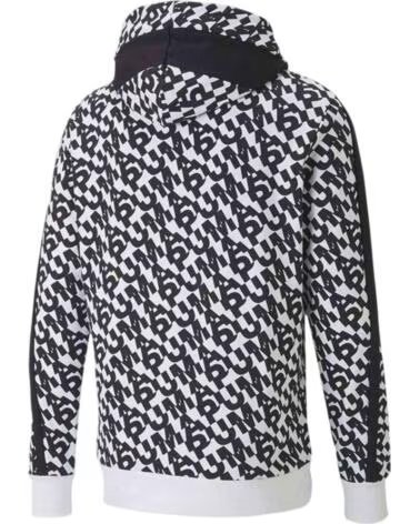 PUMA FELPA 59776602 CLASSICS GRAPHICS AOP LOGO BLANCO