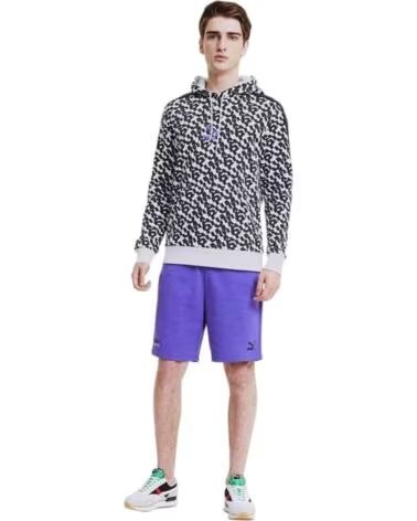 PUMA FELPA 59776602 CLASSICS GRAPHICS AOP LOGO BLANCO