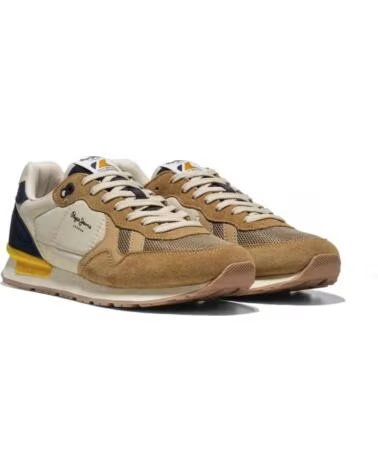 PEPE JEANS SCARPE DA GINNASTICA PMS40030-855 DA UOMO BEIGE