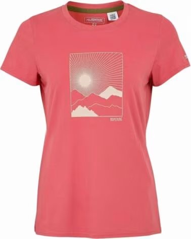 T-SHIRT DE MANGA CURTA PARA MULHER REGATTA RWT340-9JA ROSA