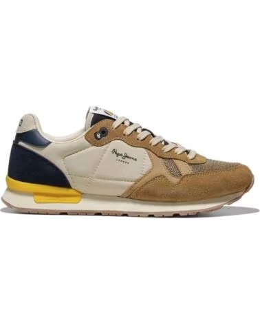 PEPE JEANS SCARPE DA GINNASTICA PMS40030-855 DA UOMO BEIGE