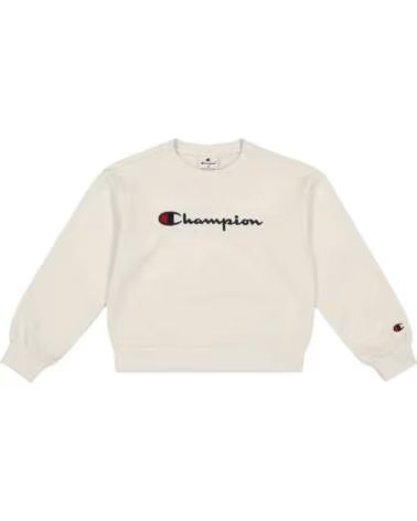 CHAMPION SWEATSHIRT COM CAPUZ 405086-YS141 EM BEGE PARA MENINAS