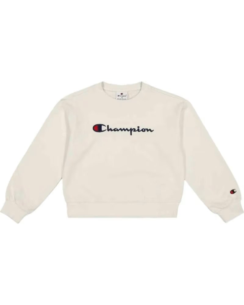 CHAMPION SWEATSHIRT COM CAPUZ 405086-YS141 EM BEGE PARA MENINAS