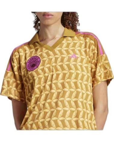 ADIDAS POLO DE MANGA CURTA JD6303 PARA MULHER AMARILLO