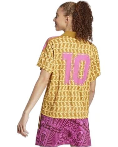 ADIDAS POLO DE MANGA CURTA JD6303 PARA MULHER AMARILLO