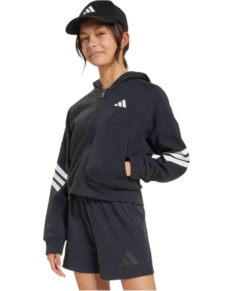 ADIDAS CASACO JJ4847 INFANTIL UNISEXO PRETO NEGRO