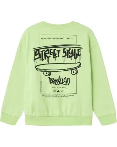 NAME IT SUDADERA 13236395-LETTUCEGREEN VERDE