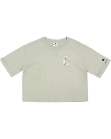 CHAMPION KURZARM-T-SHIRT 405095-GS129 FÜR MÄDCHEN GRÜN VERDE