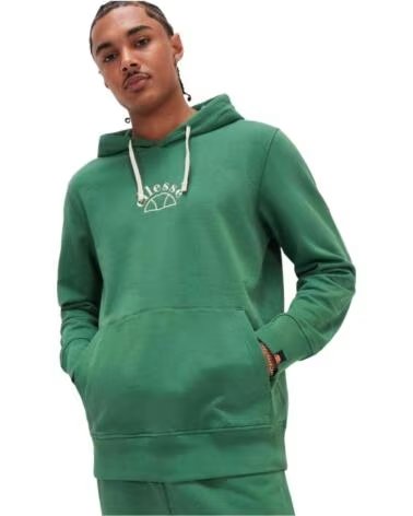 ELLESSE FELPA CON CAPPUCCIO VECCHIOA OH UNISEX VERDE