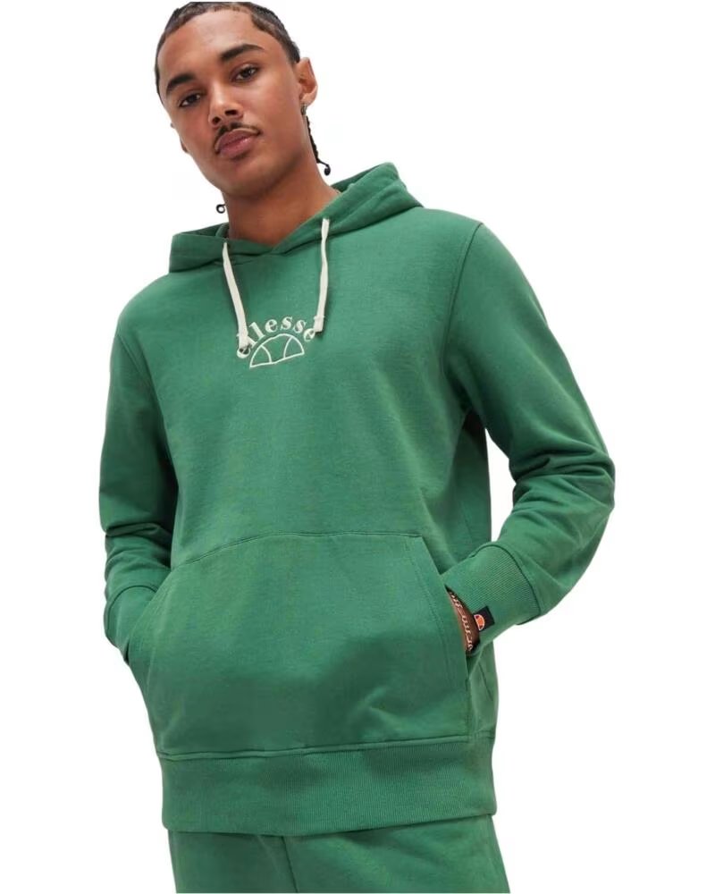 ELLESSE FELPA CON CAPPUCCIO VECCHIOA OH UNISEX VERDE