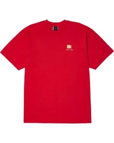 HUF HERREN KURZARM-T-SHIRT IN ROT ROJO