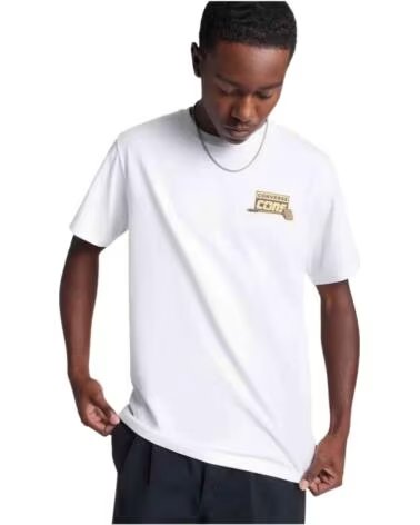 CONVERSE Camiseta De Manga Corta 10027351-A02 en gris para hombre