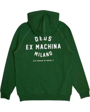 DEUS EX MACHINA FELPA CON CAPPUCCIO DMW48675D-HLG VERDE