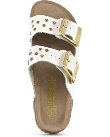 COLORS OF CALIFORNIA SANDALI HCBIO501WHI DONNA BIANCO BLANCO
