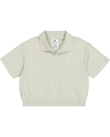 CHAMPION SWEATSHIRT 405090-GS129 COM GOLA POLO PARA MENINA VERDE
