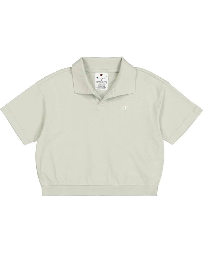 CHAMPION SWEATSHIRT 405090-GS129 COM GOLA POLO PARA MENINA VERDE