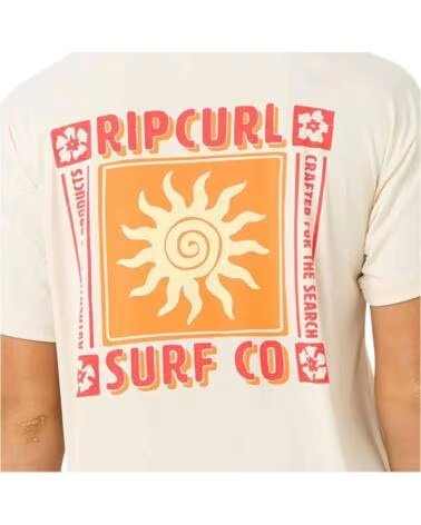 RIP CURL MAGLIETTA MANICA CORTA 180WRV-3021 DONNA BEIGE