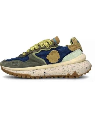 SATORISAN BASKETS 110121A INDIGO VERT HOMME BLEU AZUL
