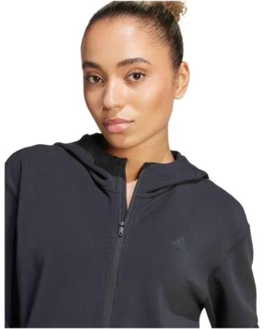 ADIDAS SWEATSHIRT COM CAPUCHO JP2654 PARA MULHER NEGRO