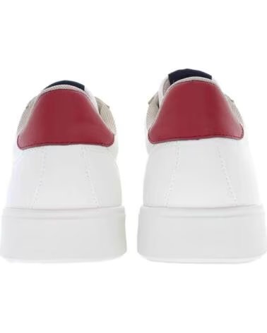 US POLO ASSN BASKETS TYMES011-WHI-RED01 HOMME BLANC BLANCO