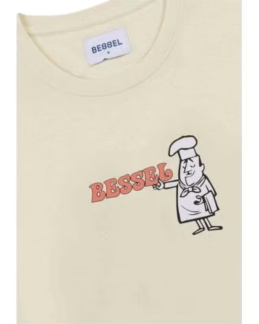 BESSEL FRIENDS KURZARMSHIRT BTS006SS25CRM UNISEX BEIGE