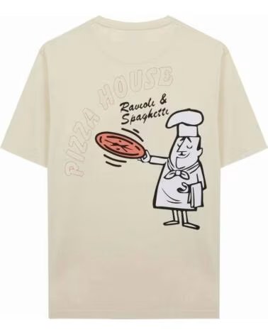 BESSEL FRIENDS KURZARMSHIRT BTS006SS25CRM UNISEX BEIGE