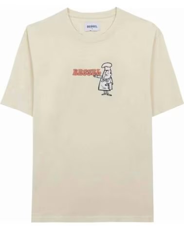 BESSEL FRIENDS KURZARMSHIRT BTS006SS25CRM UNISEX BEIGE
