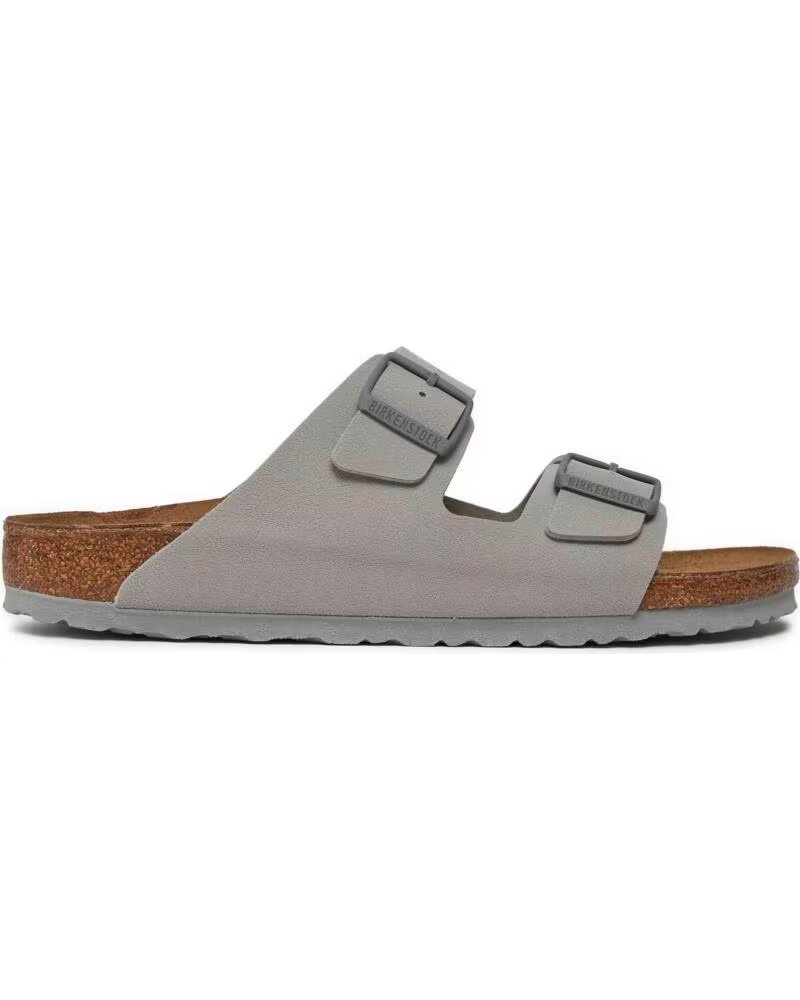 BIRKENSTOCK ZOCCOLI 1027696-STONE COIN UNISEX GRIS