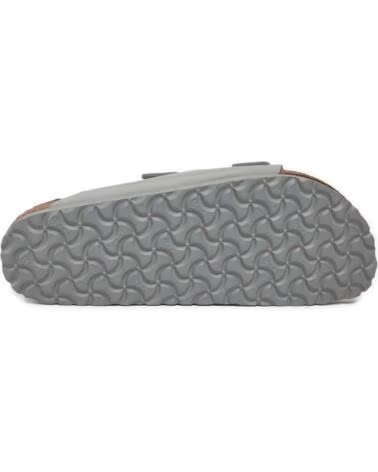 BIRKENSTOCK ZOCCOLI 1027696-STONE COIN UNISEX GRIS