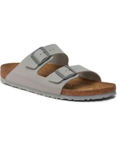 BIRKENSTOCK ZOCCOLI 1027696-STONE COIN UNISEX GRIS