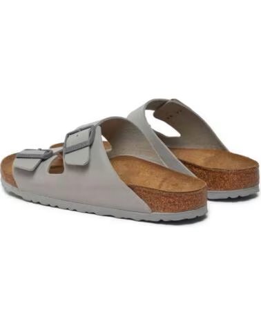 BIRKENSTOCK ZOCCOLI 1027696-STONE COIN UNISEX GRIS