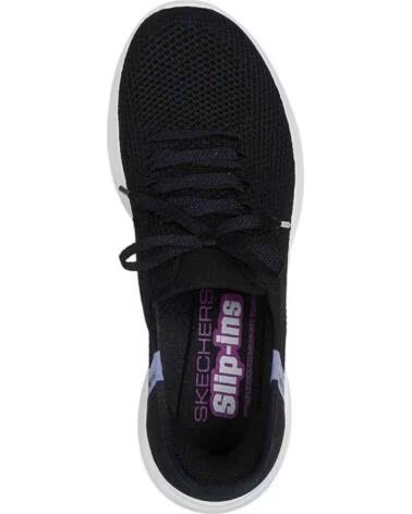 SKECHERS SCARPE 10223-502108 SLIP-INS DONNA NERO NEGRO