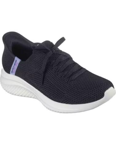 SKECHERS SCARPE 10223-502108 SLIP-INS DONNA NERO NEGRO